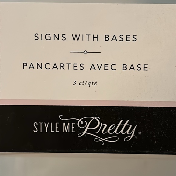 Style Me Pretty | Party Supplies | New Style Me Pretty Signs 3 With ...